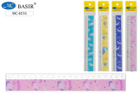 Линейка 20см пластик Единорог ассорти МС-6516