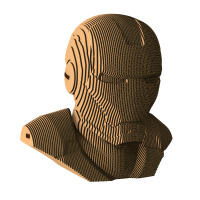 Конструктор сборный бюст Железный человек 16 см