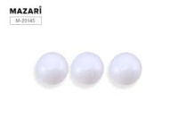 Заготовка для декора Шары полистирол 3шт 5,8см М-20145