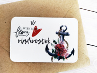 Магнит Владивосток М04 With love from Vladivostok (якорь)