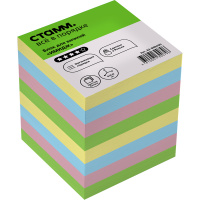 Куб бумажный цветной 80*80*80 Стамм