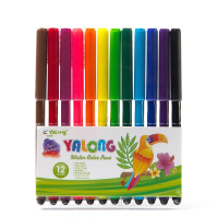 Фломастеры 12цв Yaiong Toucan YI875135-12