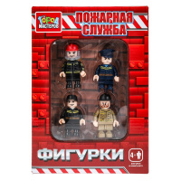 Конструктор город мастеров фигурки Пожарные 4 шт 384883