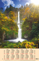 Календарь 2023 листовой Горы водопад 60*90см