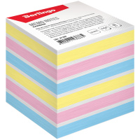 Куб бумажный цветной 80*80*80 Berlingo Пастель на склейке