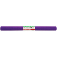 Цвет бумага крепированная 50*250 Фиолетовая рулон
