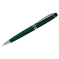 Ручка подарочная шарик Silk Prestige 0,7мм зеленый футляр