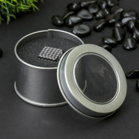 Игрушка антистресс магнит Неокуб 216 шариков d=0,3см серебро