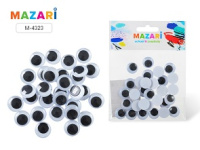 Глазки подвижные D=15 мм, 30 шт М-4323