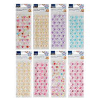 Наклейки стразы ассорти мазари М-8666