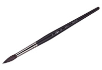 Кисть Белка 14 круглая короткая ручка Гамма маэстро 101014