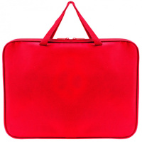 Папка А4 менеджера 350*275*20 Красная ткань ПДМ-1