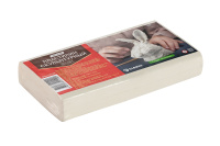 Пластилин скульптурный Белый мягкий 500гр Глобус