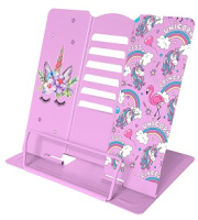 Подставка для книг металлическая с рисунком для девочек П-072