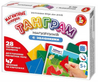 Головоломка Танграм магнитный с заданиями Магнитные истории