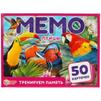 Игра мемо Птицы 3+ 50 карточек 309826
