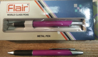 Ручка подарочная шарик Sense металл розовый корпус футляр