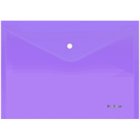 Папка-конверт А4 кнопка 180 мкр Фиолетовая