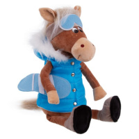 Мягкая игрушка Конь Патрик со сноубордом 25см