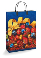 Пакет нг Лента золотая 30*40/150 мягкий пластик