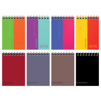 Блокнот А7 40 л Моноколор гребень БиДжи 12760