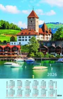 Календарь 2026 листовой Замок 60*90см