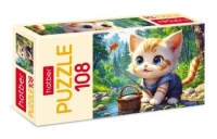 Пазлы 108 Котик-рыбак