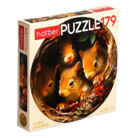 Пазлы 179 круглые Лесные малыши