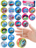 Игрушка йо-йо Транспорт 5.5 см в асс свет батарейки в компл 2138