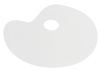 Палитра Vista-Artista белое оргстекло 21*31 см овальная