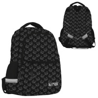 Рюкзак Академия 39x27x16см Seventeen Черный с кошками 2 отделения SVLB-UTP-642 