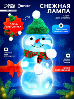 Набор для опытов Снежная лампа. Лава-лампа