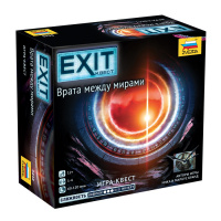 Игра настольная Exit квест Врата между мирами семейная 12+ 1-4 игрока 60-120мин