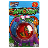 Игрушка йо-йо Динозаврики свет 10*15*5 см играем вместе 343287