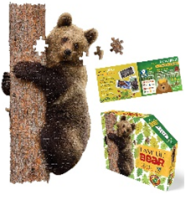 Пазлы контурные 100 Медведь