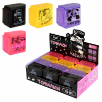 Точилка пластик контейнер 2отв Герои с характером 69641