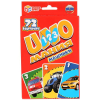 Игра карточная Unoмания Машины умные игры 72 карточки 272193