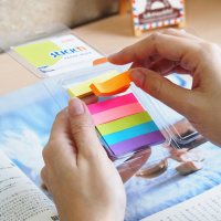 Этикетка закладка самокл 7цв 50*10мм 40л бумага