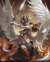 Пазлы 1000 Ангел войны фэнтези