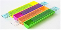 Пенал 1отд без наполнения 220*50*25мм Школьник пластик линейка М-2279