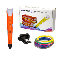 Ручка 3D Myriwell RP100A пластик ABS 3 цвета оранжевая