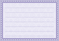 Наклейки для школьных принадлежностей универсальные фиолетовые 113*80мм ШН-14786