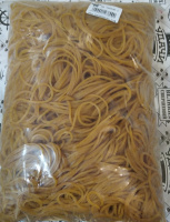 Резинка банковская желтая 1000 гр d60мм