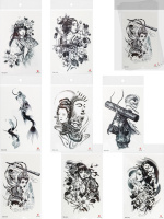 Татуировка на тело Японская мифология  12*19см ТА-1757