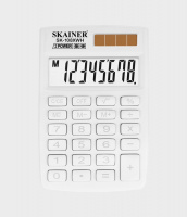 Калькулятор карман 8 разрядов Skainer SK-108 белый