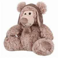 Мягкая игрушка Мишка в шапочке и шарфике 22см