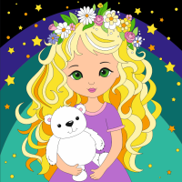 Картина по номерам 20*20 Фея снов Рхд-027