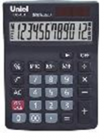 Калькулятор 12 разряд Uniel 101*142 UD-101