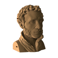 Конструктор сборный бюст Александр Пушкин 18 см