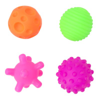 Игрушка для купания Развивающие мячики 4шт Капитошка 389010